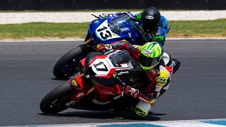 Australian Superbike Championship ASBK  Round 1 Phillip Island  Superbikes  February 27 2022 [upl. by Rothmuller]