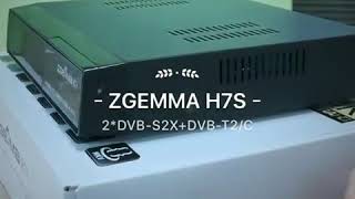 ZGEMMA H7S 新4K衛星放送 テレビ 受信機 Linux 2DVBS2X  DVBT2  C [upl. by Adnauqal]