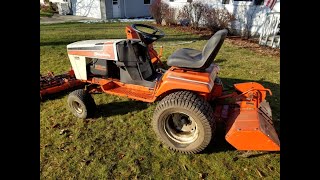 1982 Simplicity 6216 Garden Tractor with rototiller and snowthrower attachments [upl. by Dermott]