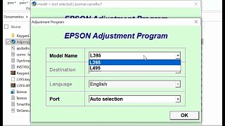 Reset da impressora Epson L395 ou L495 de forma fácil rápida e sem mudar data [upl. by Whale]