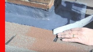 How to Fix Leaks  Chimney Flashing Repair [upl. by Annaoj]