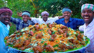 BIRYANI  QUAIL BIRYANI Made with 200 Quail  Marriage Biryani Cooking In Village  Biryani Recipe [upl. by Niveb737]