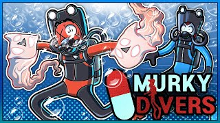 This under water LETHAL COMPANY game is brutal Murky Divers [upl. by Oinotna]