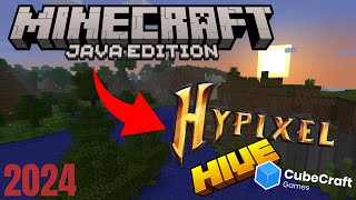 How To Join Servers On Minecraft Java Edition In 2024 Join Hypixel And More [upl. by Malti566]