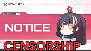 SNOWBREAK HUGE CENSORSHIP PATCH COMING [upl. by Zebapda897]