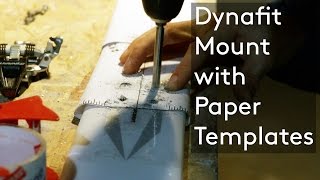 Dynafit Binding Mount using Paper Templates [upl. by Kawasaki]