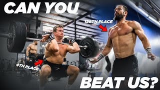 Can you beat us Rich Froning amp Tyler Christophel Full CrossFit Workout [upl. by Quill]