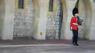 Windsor guard throwing up [upl. by Yadrahs]