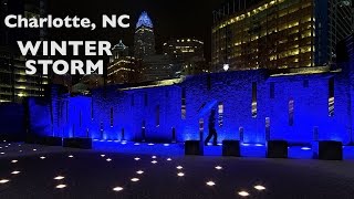 big SNOW STORM hits Charlotte NC [upl. by Lagasse]