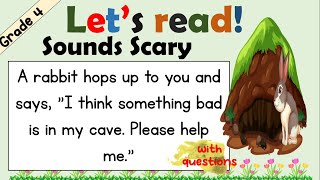 READING COMPREHENSION  GRADE 4 AND GRADE 5  PRACTICE READING  WITH QUESTIONS  SOUNDS SCARY [upl. by Grigson]