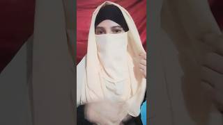 Niqab with Hijab Style hijab muslimfashion reels short [upl. by Neeli]