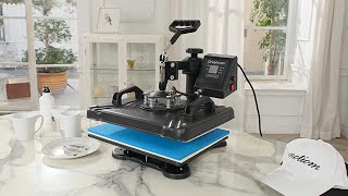 AKEYDIY 8 in 1 Professional Heat Press Machines [upl. by Merton]