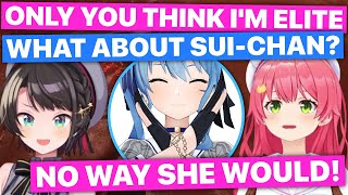 Only Subaru Thinks Miko Is Elite Oozora Subaru amp Sakura Miko  Hololive Eng Subs [upl. by Ecyob625]