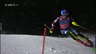 Mikaela Shiffrin Flachau Slalom 2024 ORF [upl. by Eceinej]