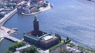 Stockholm Sweden Aerial view [upl. by Sayer]