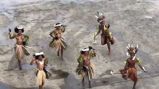 Melanesian dancers in Alotau Papua New Guinea [upl. by Cacia222]