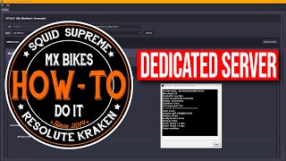 MX Bikes Dedicated Server  Resolute MXB Server Manager [upl. by Niajneb]