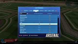 Rocket League ARSENAL Controls  Controller Bindings [upl. by Milas]