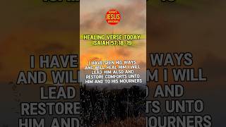 HEALING VERSE TODAY  HEALING SCRIPTURE KJV [upl. by Anaeli]