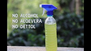 How To Make Disinfectant Spray  DIY Disinfectant Spray without using Alcohol [upl. by Nylorak380]