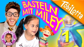 BASTELN mit Miley 1Glücksbringer DIY EP2 kinderkanal cutebabymiley basteln Tobilotta 49 [upl. by Mclain]