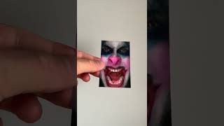 Lenticular cardmorph effectClown Makeup [upl. by Zetroc]