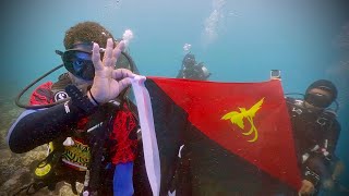 PNG INDEPENDENCE DAY DIVE Diving in Papua New Guinea in 4K60fps [upl. by Asilec]