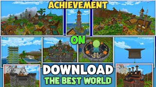 Download The Best WORLD For MINECRAFT PE 120 😍 [upl. by Gram]