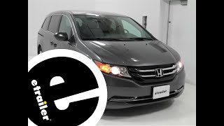 etrailer  Trailer Brake Controller Installation  2014 Honda Odyssey [upl. by Nisen]