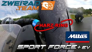 Reifentest Mitas SportForce plus EV  Kurventraining HarzRing ZweiradTeam  Fazit [upl. by Fay]