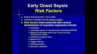 Neonatal bacterial sepsis [upl. by Urbanus]