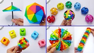 8 DIY paper crafts Paper toys [upl. by Dasteel]