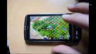 Settlers 2 Running On Android HTC Desire  ADosBox [upl. by Linson]