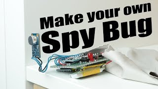 Make your own Spy Bug Arduino Voice Recorder [upl. by Sayette5]