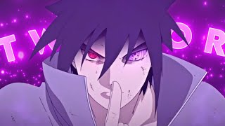 Sasuke twixtor 4k  cc and extra glow effects [upl. by Selbbep]