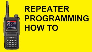 Radtel RT470X  Repeater Programming  How to Set and Save Repeater Channel  работа через репитер [upl. by Roban]