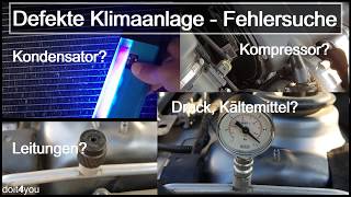 Klimaanlage kühlt nicht mehr  Fehlersuche  How to  DIY  TUTORIAL [upl. by Marlyn]