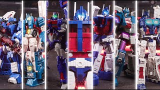 Transformers stop motion：seven different Ultra Magnus transforming together [upl. by Anotyad13]