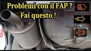 Spia del Fap lampeggia cosa fare  come forzare la rigenerazione manualmente [upl. by Aronaele]