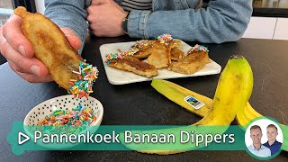 Pannenkoek Banaan Dippers  Koken amp bakken met SterkInDeKeuken [upl. by Ikceb]