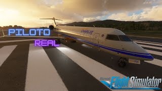 Tutorial español del CRJ de aerosoft para msfs2020 con piloto real [upl. by Galanti549]