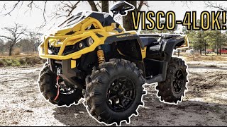 MUDDING my NEW 2021 CANAM OUTLANDER XMR 850 SHE RIPS [upl. by Amadis594]