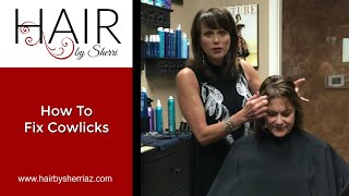 What is a Cow Lick⁉️ cowlick hairstyle haircare hairfall [upl. by Romine]