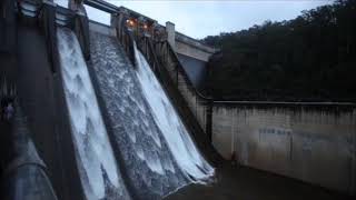 Warragamba Dam spilling timelapse photography [upl. by Allets]