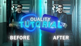 Best Quality for YOUR EDITS  AFTER EFFECTS  TOPAZ TUTORIAL [upl. by Lirbaj]