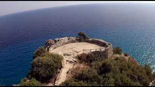 SALITA ALLA TORRE SARACENA SUL BELVEDERE DI PUNTA CRENA A VARIGOTTI DI FINALE LIGURE SV [upl. by Yatnuahs]