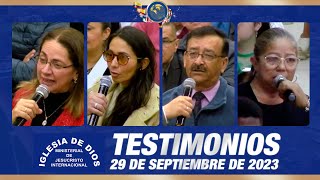 Testimonios 29 de septiembre de 2023  Iglesia de Dios Ministerial de Jesucristo Internacional [upl. by Ys]