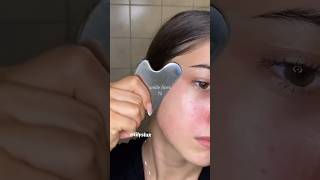 Achieve a slim toned and defined face with this simple gua sha routine guasha facialmassage [upl. by Templeton]