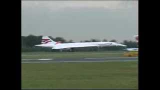 Concorde Last Landing And Take Off At Manchester Airport 2003  AIRSHOW WORLD [upl. by Bucher]