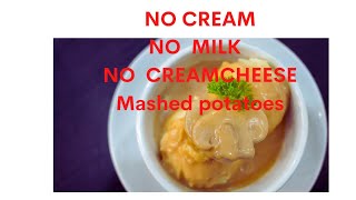 Garlic sauce with mashed potatoes No creamsour cream or milk  Quick and unique [upl. by Boyer]